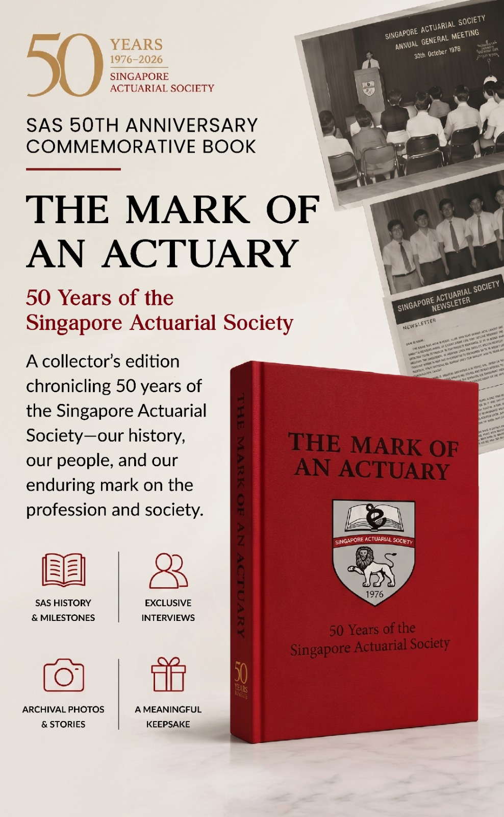 The Mark of an Actuary — SAS 50th Anniversary Commemorative Book