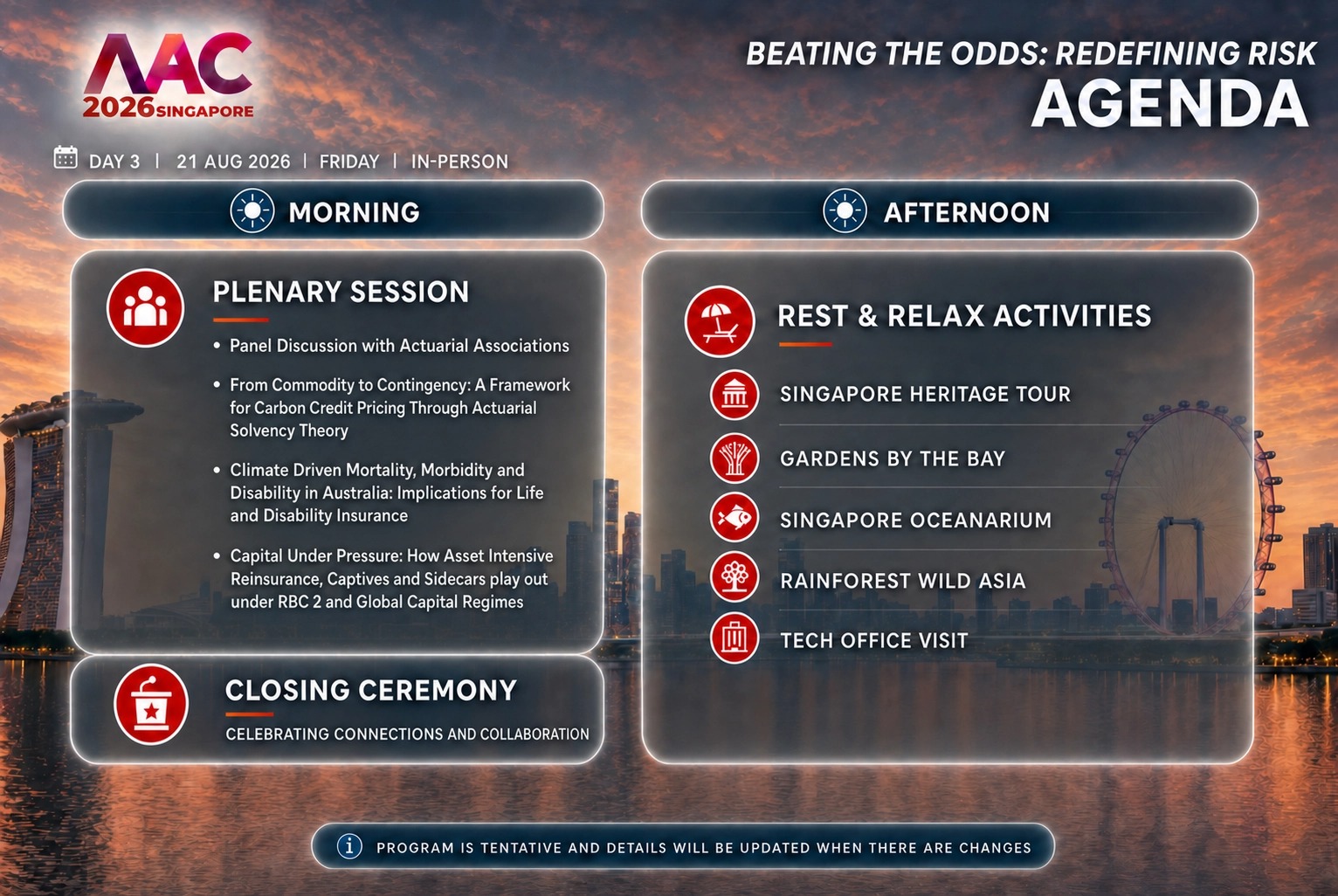 Day 3 Programme — Fri 21 Aug